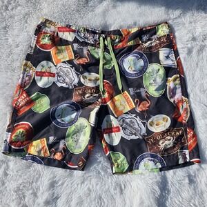 Tommy Bahama Relax Men's 40 Board Trunks Shorts Pub Theme‎ Beach
